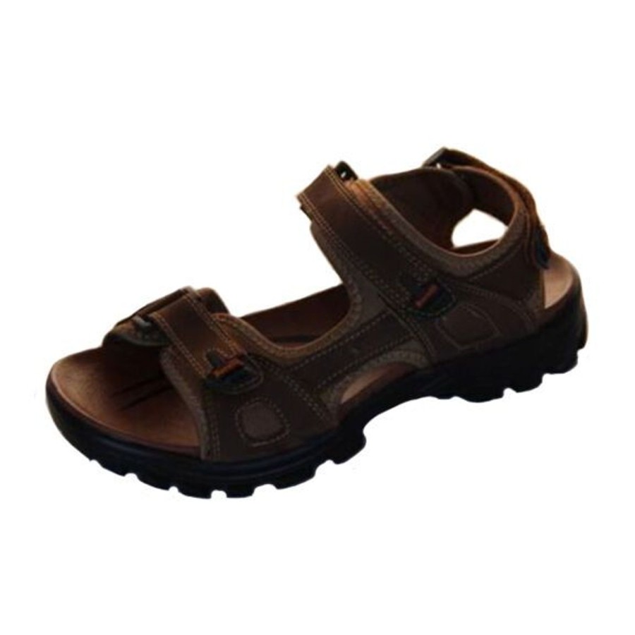 Men Borelli | Mens Shoes Sandals Borelli Malibu Triple Fasten Leather Sandal Size 6-12 New