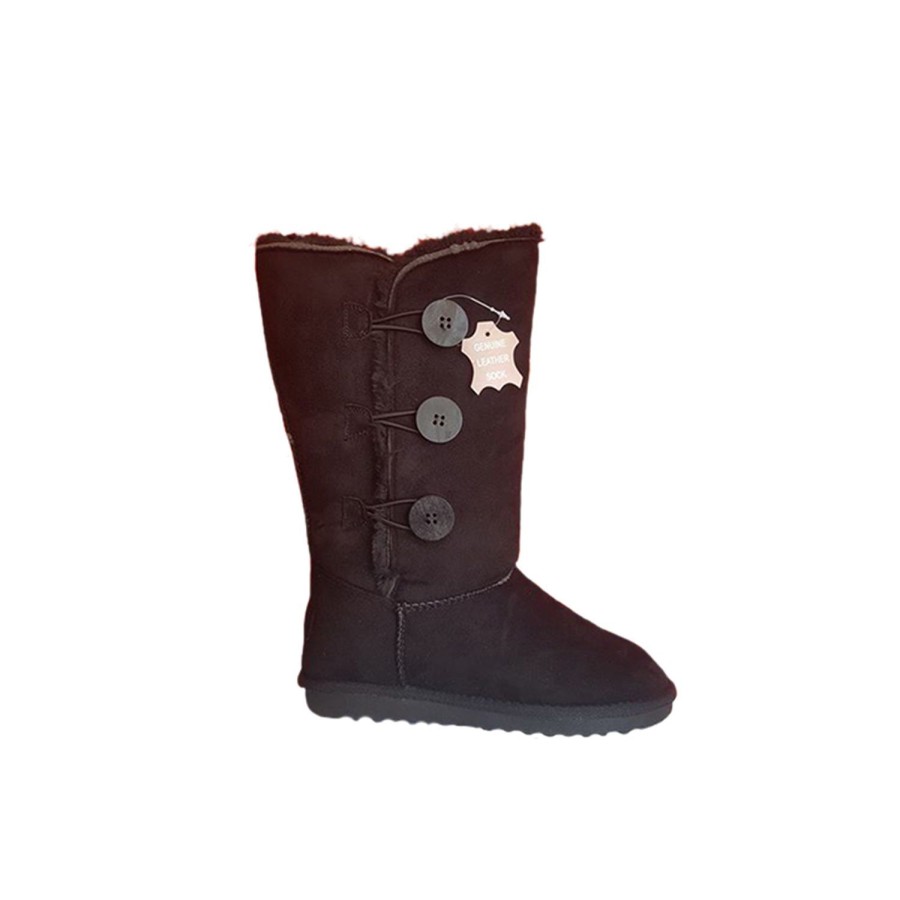 Women Step on Air | Ladies Soa Mammoth Winter Slippers Boots Pull On Boot Size 6-11 Faux Fur Lining