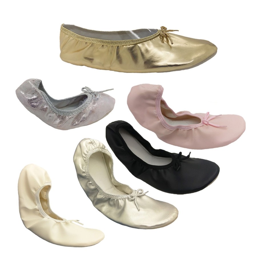 Kids Jiffies Casual | Girls Genuine Jiffies Classic Ballet Flats Elastic Edge Soft Insole