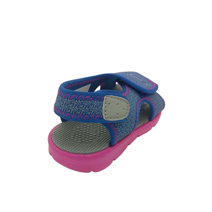 Kids Grosby Sandals | Grosby Chip Toddler Little Girls Sandals Adjustable Easy Clean Beach Wear Light Purple