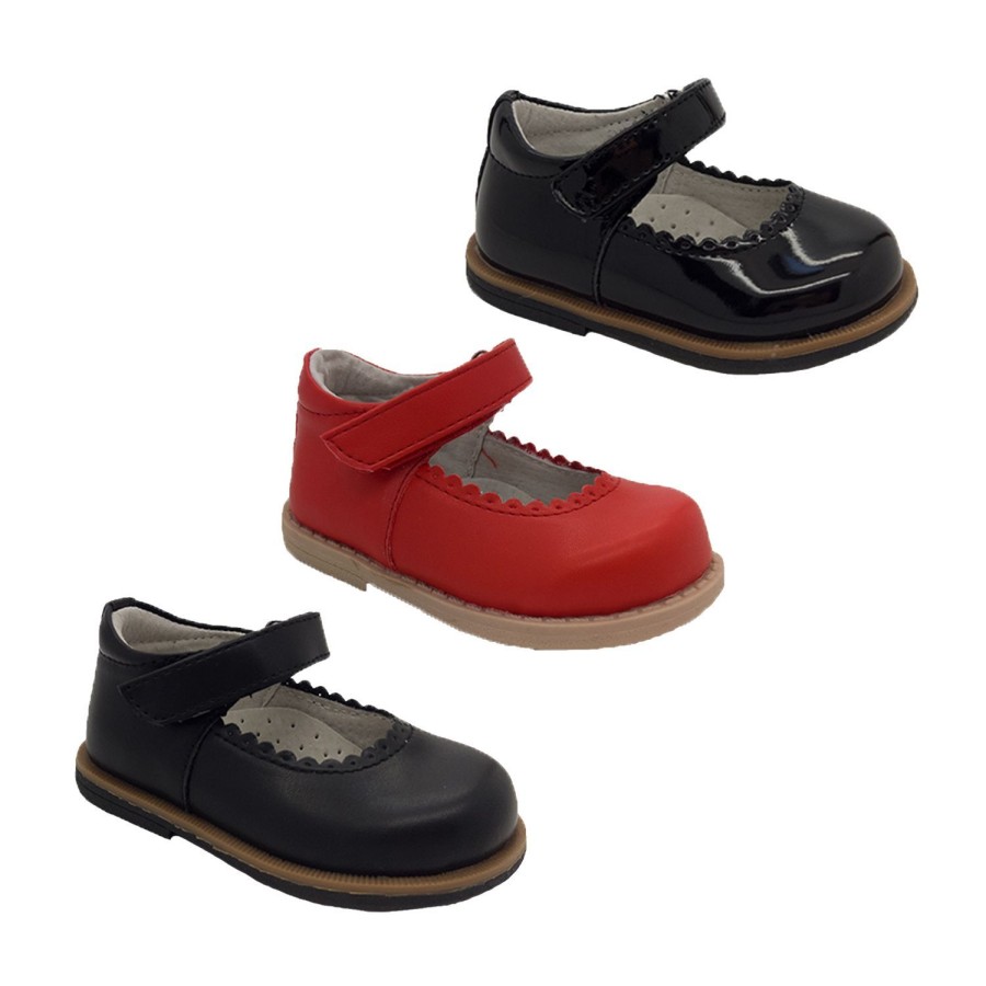 Kids Grosby Casual | Girls Shoes Grosby Mousey Mary Jane Toddler Dressy Leather Upper Cute Style