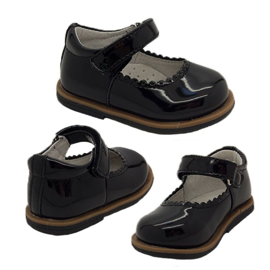 Kids Grosby Casual | Girls Shoes Grosby Mousey Mary Jane Toddler Dressy Leather Upper Cute Style