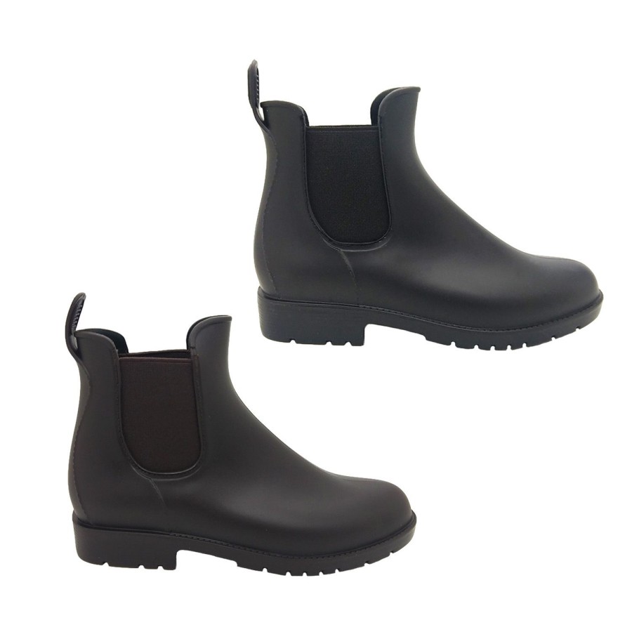 Women Aussie Gumboot | Ladies Gumboots Aussie Gumboot Rider Ankle Boot Rainboot Elastic Panels