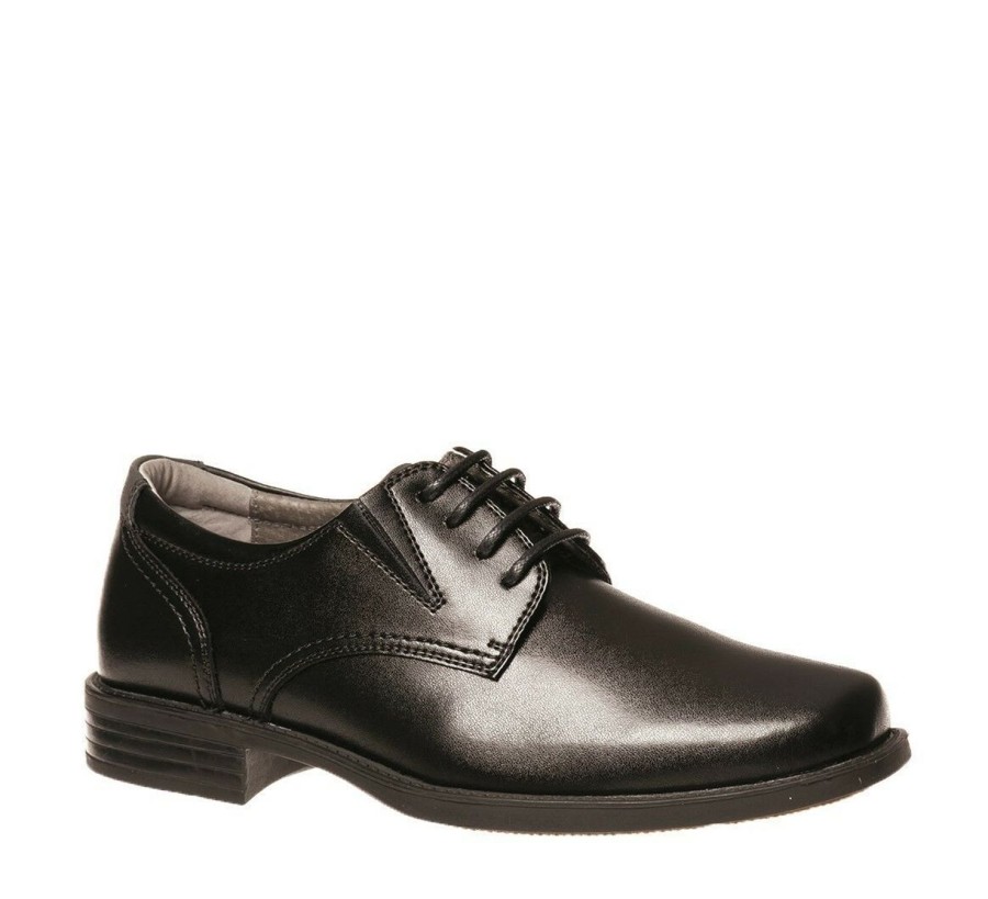 Kids Julius Marlow Dress/Formal | Boys Shoes Youth Julius Marlow Jnr Mannix Lace Up Dress School Shoe 10-6 Black