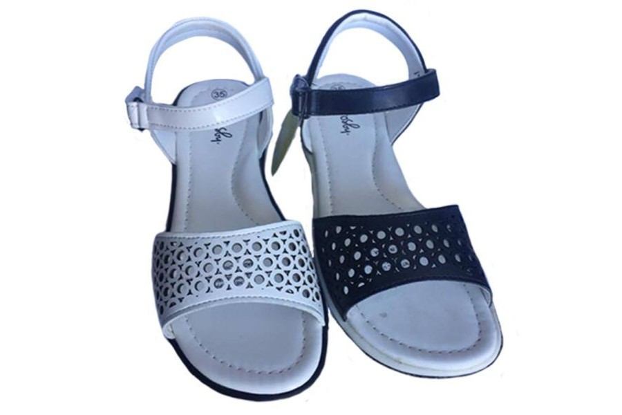 Kids Grosby Dress/Formal | Girls Sandals Grosby Celeste Or Sling Back Peep Toe Sandal Size 11-4