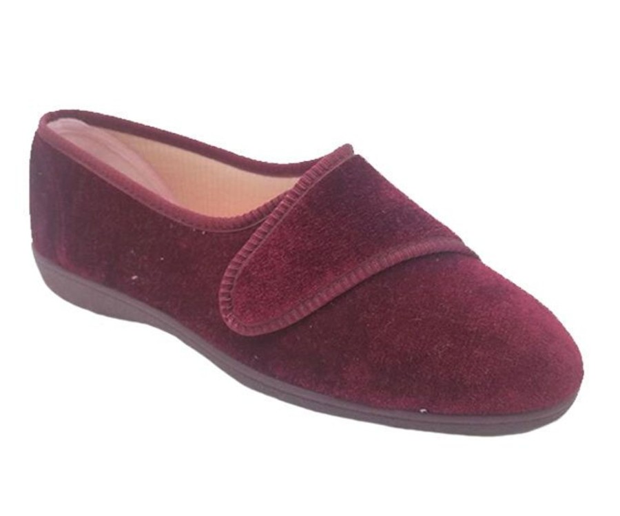 Women Grosby | Ladies Slippers Grosby Lilian Hook And Loop Tab Or Size 5-11 New