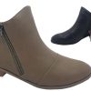 Women Step On Air | Ladies Boots Step On Air Cadie Zip Up Ankle Boot Leather Sock 6-10