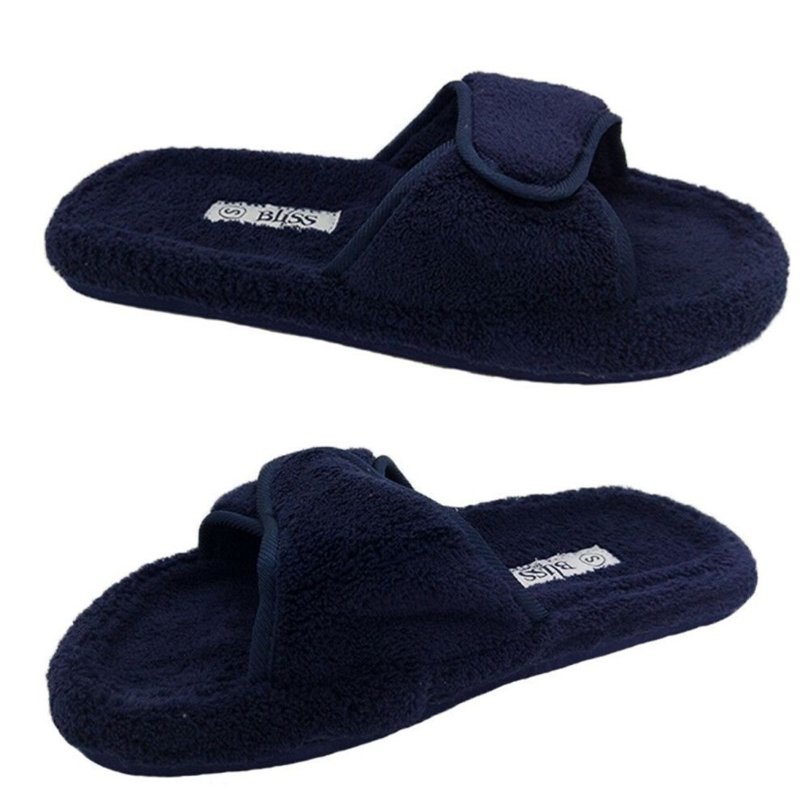 Women Bliss | Ladies Slippers Bliss Val Summer Slipper Scuff Adjustable S-Xl