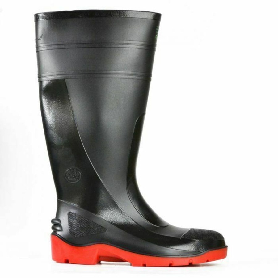 Men Bata | Mens Shoes Bata Utility Safety Gumboots Steel Toe Waterproof Size 5 - 13 Black