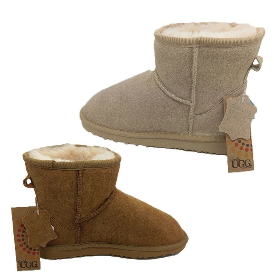 Women Uggs by Grosby | Ladies Slippers Uggs By Grosby Jillaroo Leather Sheepskin Lining Winter Boot