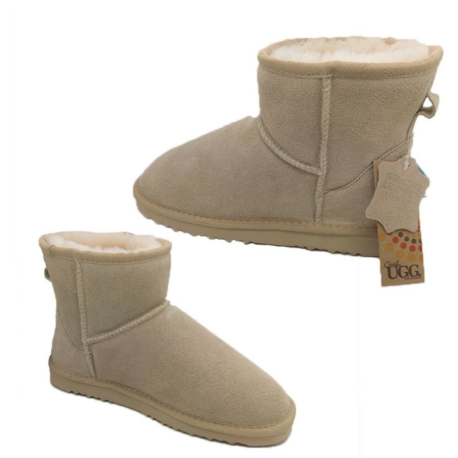 Women Uggs by Grosby | Ladies Slippers Uggs By Grosby Jillaroo Leather Sheepskin Lining Winter Boot