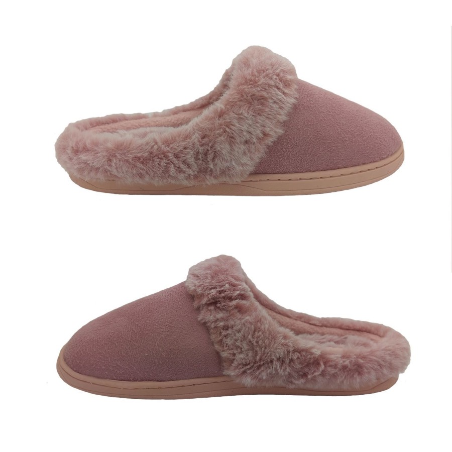 Women Grosby | Ladies Slippers Grosby Invisible Support Neptune Mule Soft Lining