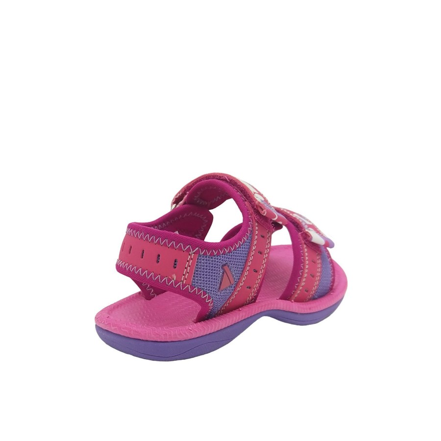 Kids Activ Sandals | Activ Sonny Little Girls Shoes Surf Sandals Double Adjustment Flexible Light Pink