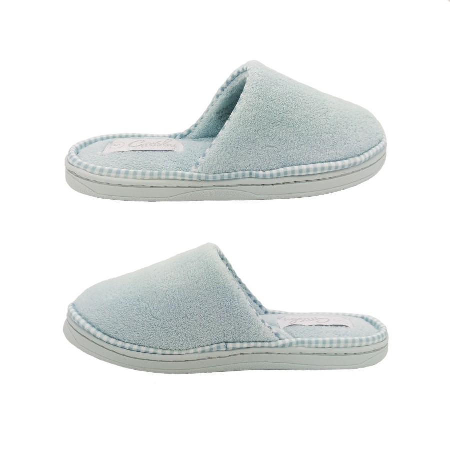 Women Grosby | Grosby Loop Invisible Support Womens Slippers Scuff Soft Open Back Flat Slip On