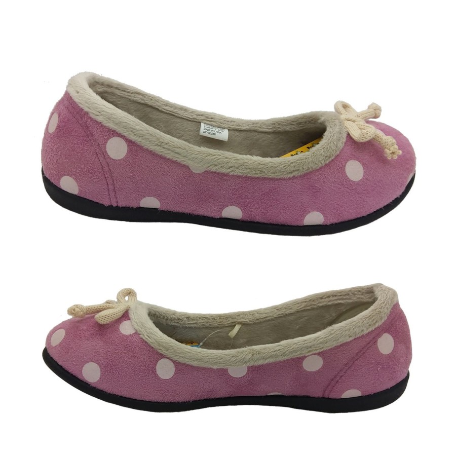 Women Panda | Panda Emi Spot Ladies Slippers Low Cut Slip On Wider Slipper Soft Flat