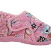 Kids Grosby Slippers | Girls Slippers Grosby Owl Pink Boot Slipper Size 4-12 Shoe Double Fastening Tab Pink Multi