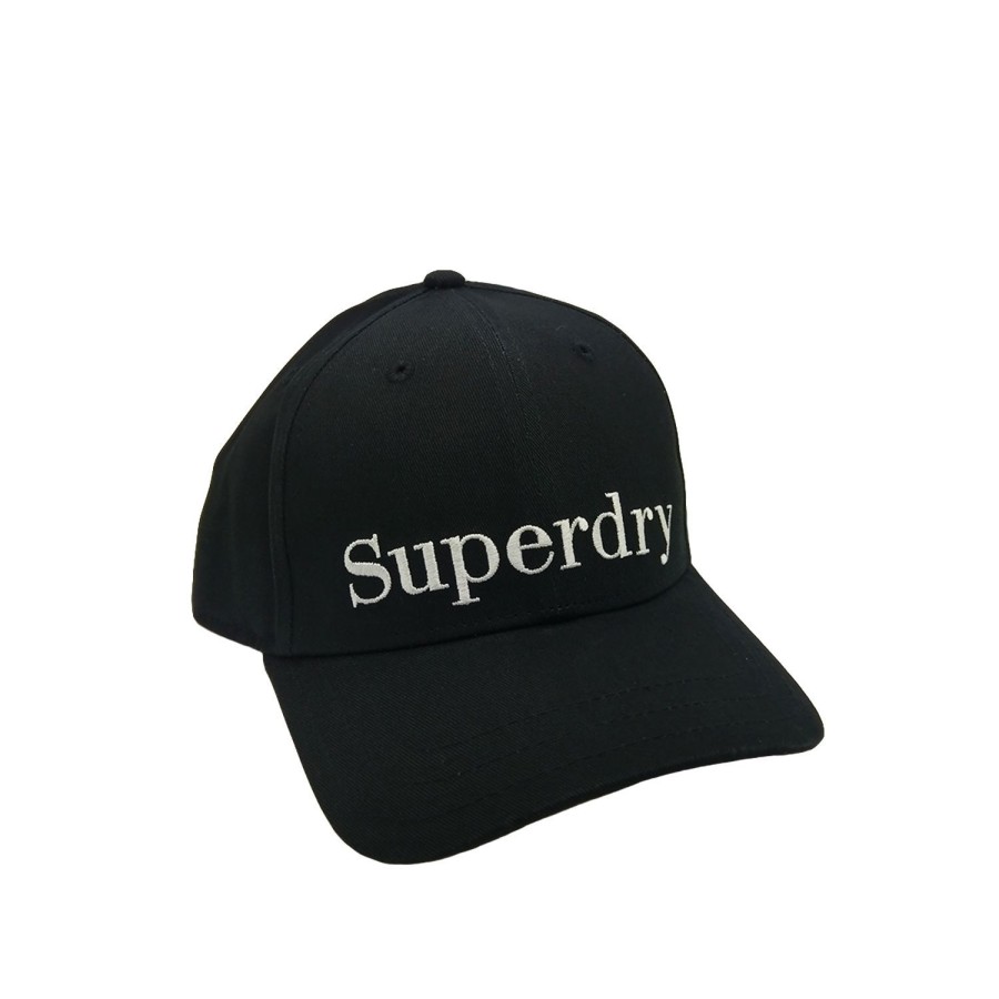 Accessories Superdry | Superdry Embroidery Cap All Fabric Adjustable Back One Size