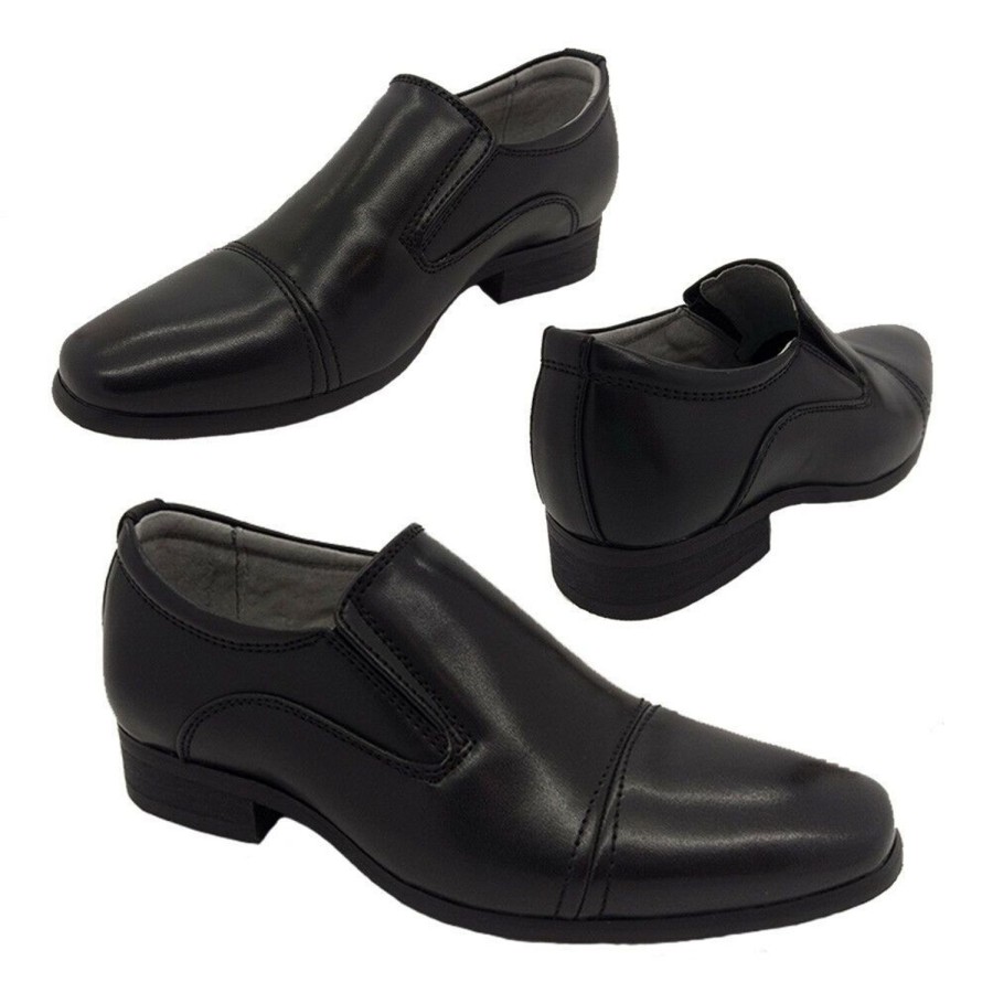 Kids Grosby Dress/Formal | Boys Shoes Youth Grosby Tex Slip On Formal Dress Shoe New Size 12-6