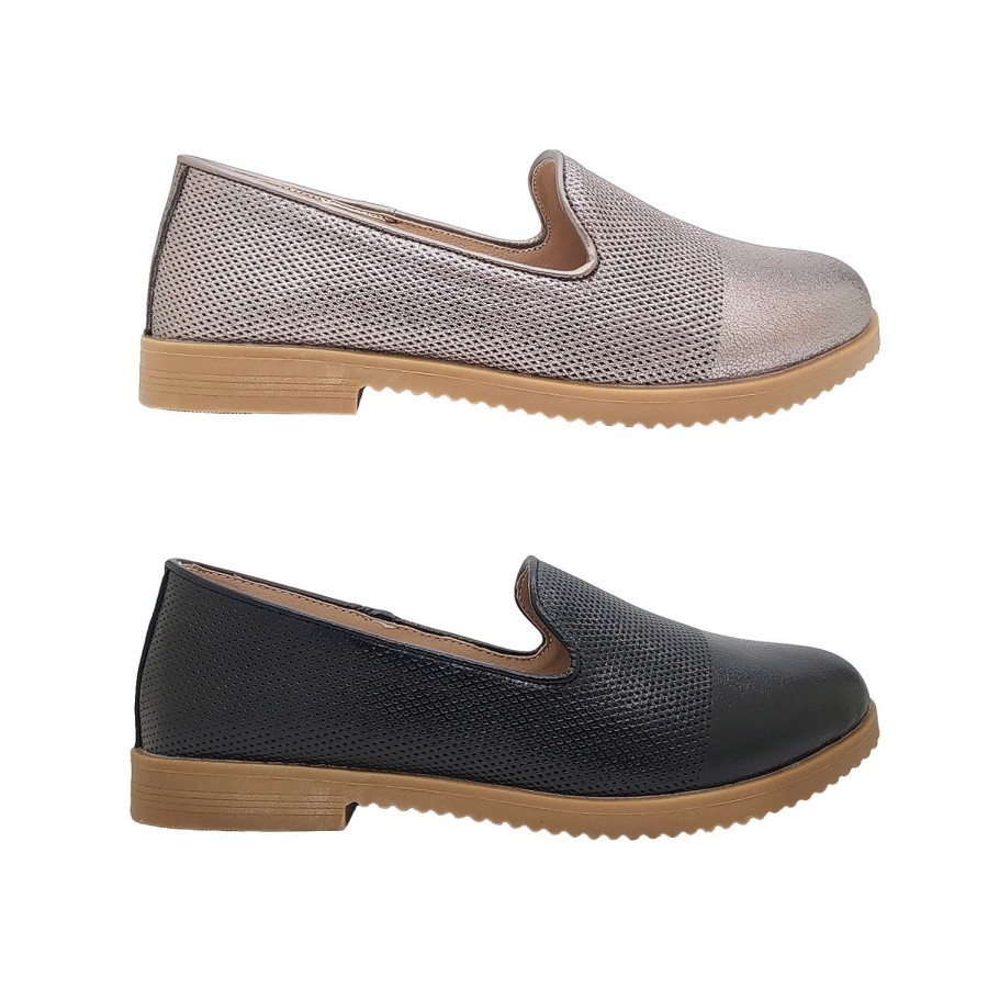 Women Natural Comfort | Natural Comfort Elmyra Womens Shoes Slip On Leather Upper Casual Loafer Flats