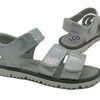 Kids Surefit Casual | Girls Shoes Surefit Dani Sparkle Hook And Loop Sandal Uk Size 11-2 New Silver