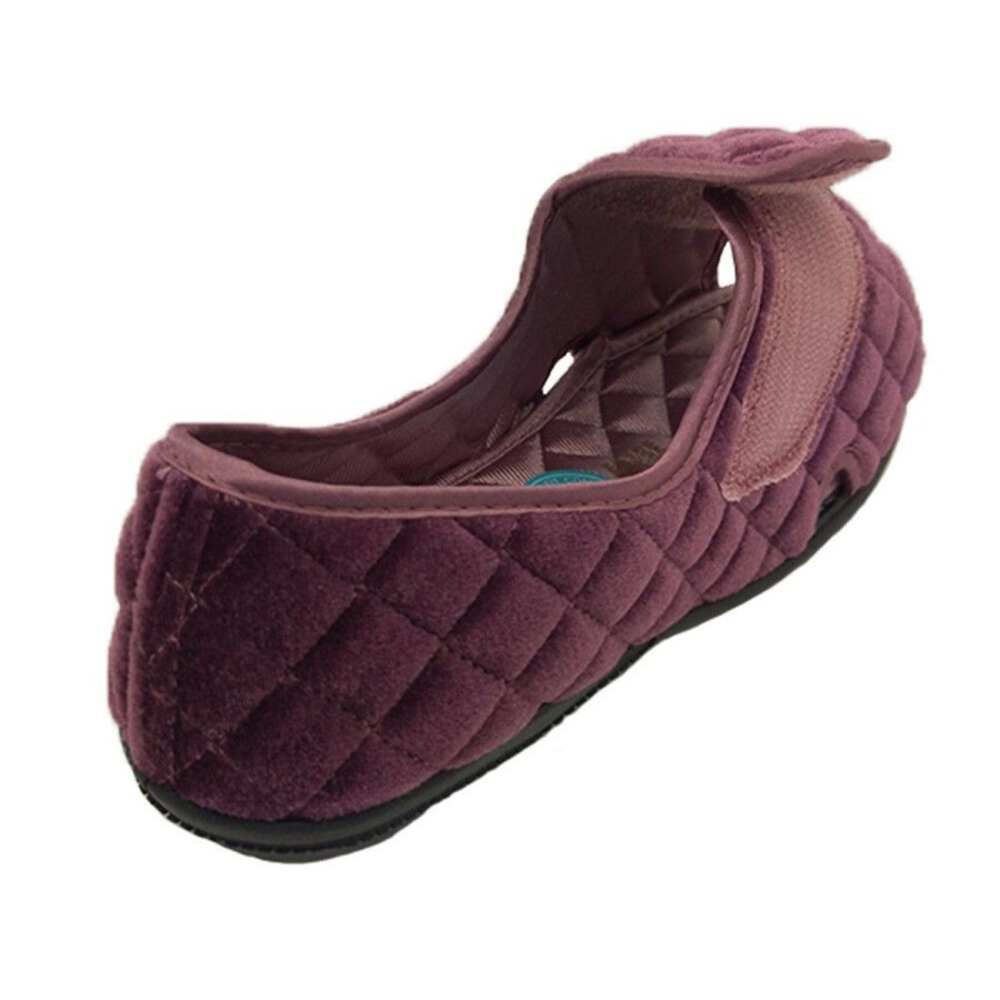 Women Grosby | Ladies Slippers Grosby Madge Slipper Adjustable Quilted Lining Sizes Au 5-11 New