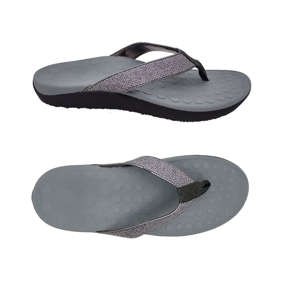 Women Lorella | Ladies Shoes Lorella Sun Orthotic Thong Arch Support Contou Insole Soft