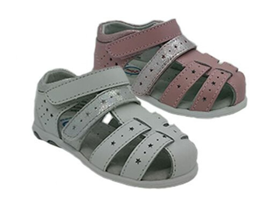 Kids Surefit Sandals | Girls Shoes Surefit Bug Covered Toe Or Leather Sandal Uk Size 4-9 New