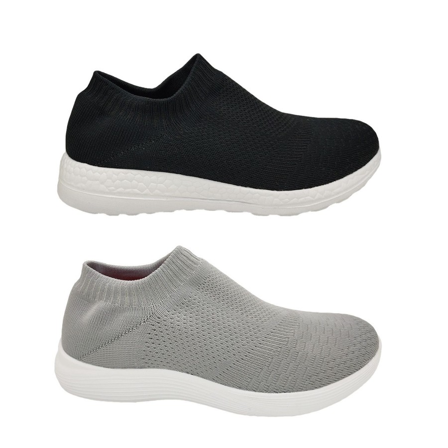 Men MVP | Mvp Fly Mens Shoes Knitted Top Pull On Casual Lightweight Sole Soft