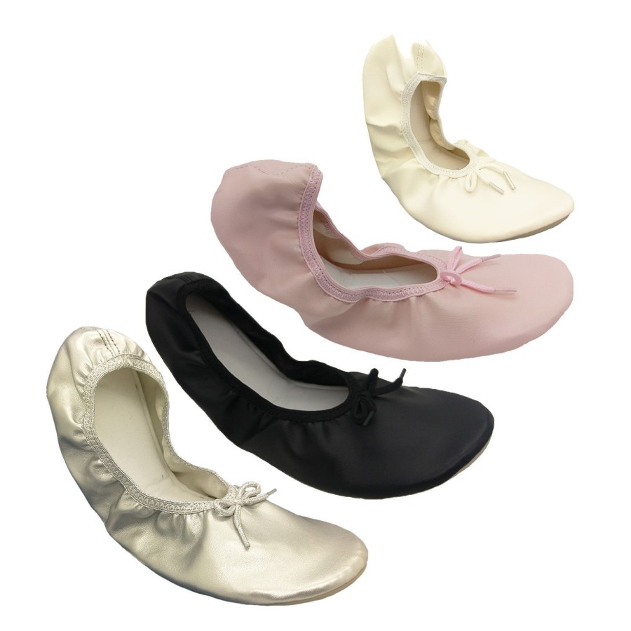 Women Jiffies | Womens Genuine Jiffies Classic Ballet Flats Elastic Edge Soft Insole Size 5-10