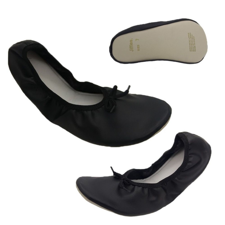 Women Jiffies | Womens Genuine Jiffies Classic Ballet Flats Elastic Edge Soft Insole Size 5-10