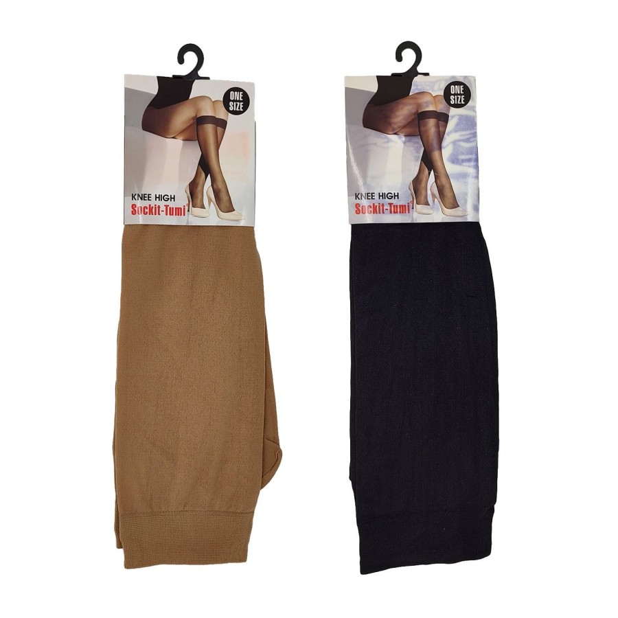 Accessories Sockit Tumi | Sockit Tumi Knee High Stockings Ladies Socks Sheer Knee/Mid Length Hoisery Pull On