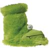 Kids Grosby Slippers | Boys Toddlerslippers Grosby Ribbet Frog Pull On Slipper Boots Size 4-12 Green