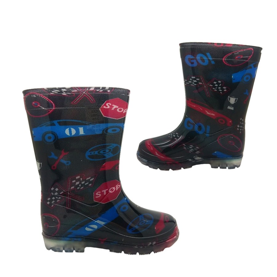 Kids Aussie Gumboot Boots | Childrens Rain Boots Aussie Gumboot Splash Printed Boys Outdoor Wellies