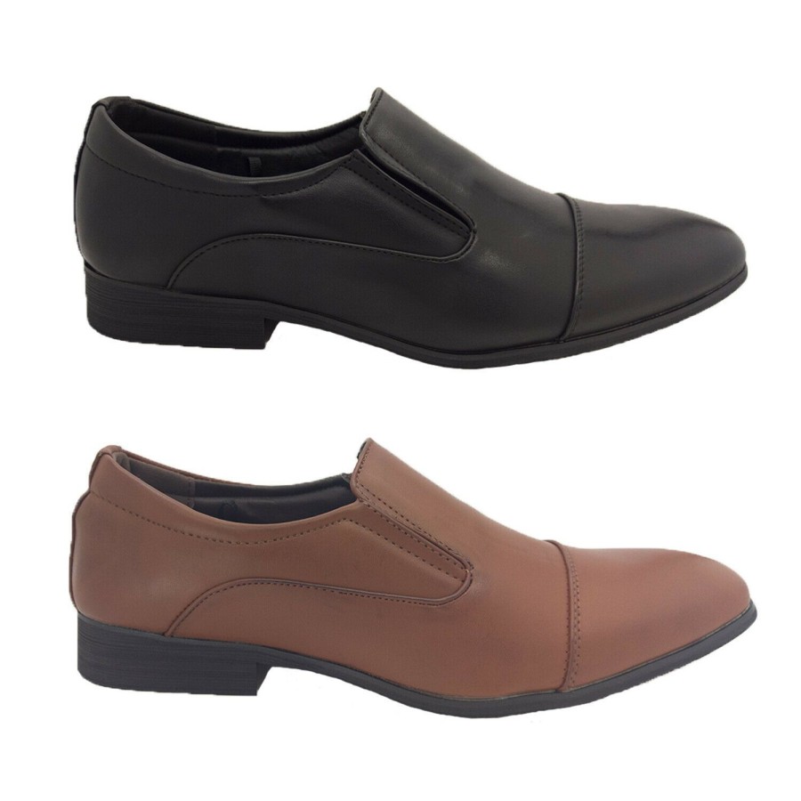 Men Grosby | Mens Shoes Grosby Antonio Work Formal Classic Or Slip On Size 6-12