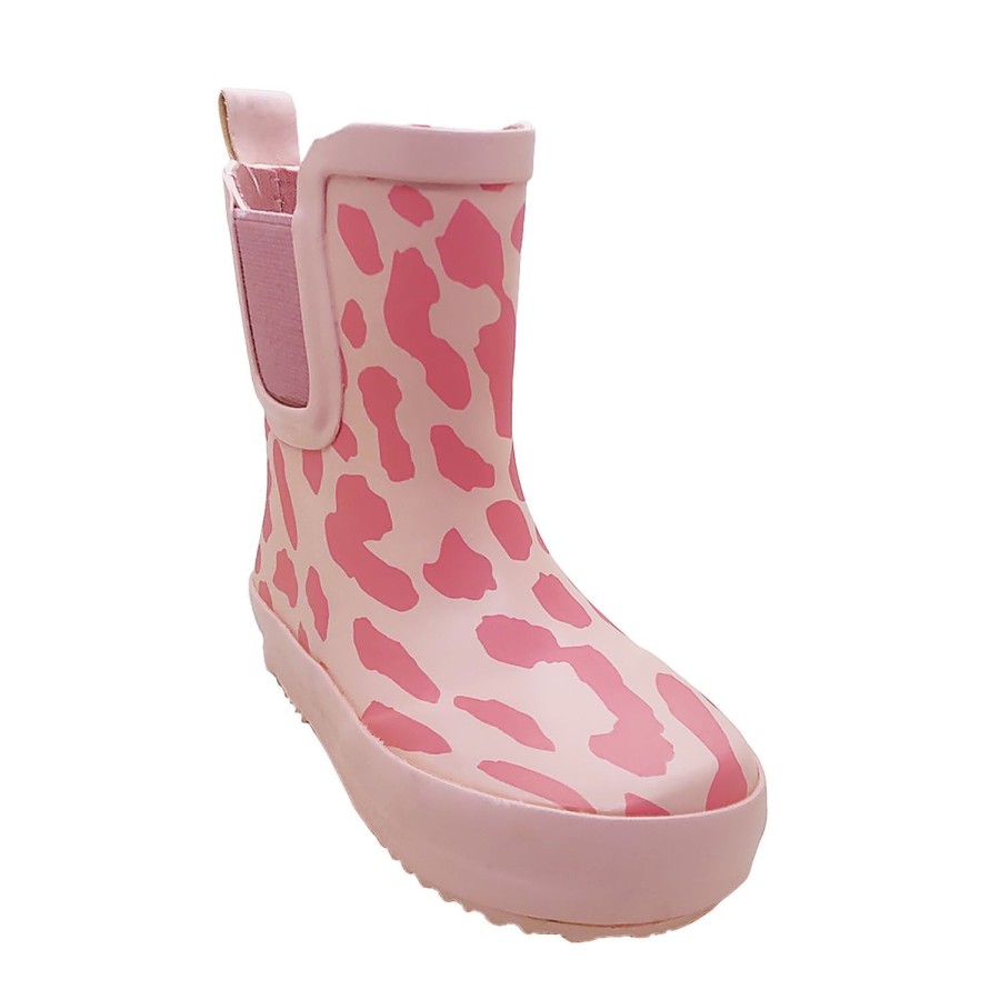 Kids Jellies Outdoor | Jellies Waterfall Little Girls Gumboots Pull On Elastic Sides Mid Rise Rainboot