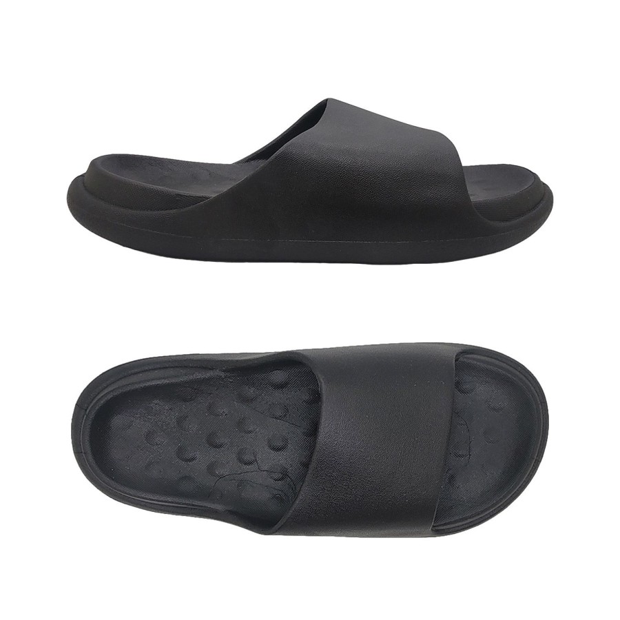 Women Solar Sports | Solar Sports Steph Womens Men Slides Slip On Soft Sole Foam Shoes Beach