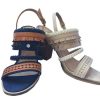 Women No Shoes | Ladies No Shoes Mary K Or Boho Sandals Heels Shoe Tassel Detail 5-10