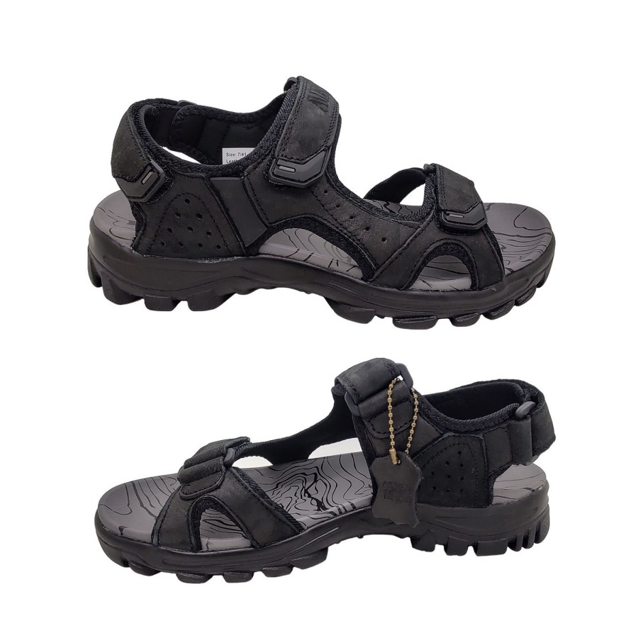 Men Audrino Rapelli | Audrino Rapelli Victor Mens Sandals Leather Upper Surf Style Adjustable Sandal