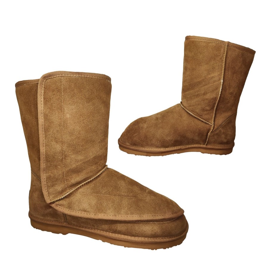 Men Buster | Buster Adjustable Uggs Mens Suede Upper Lambswool Lined Aussie Made Adjustable Chestnut