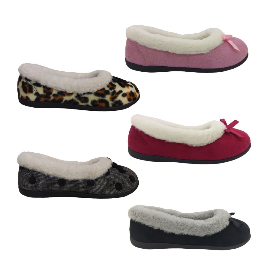 Women Panda | Ladies Slippers Panda Elmo Fluffy Slip On Slipper Soft Memory Foam Insole