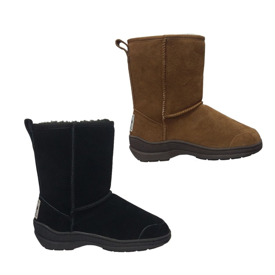 Men Buster | Buster Outdoor Uggs Australian Made Suede Leather Uppers Thick Sole Mid Length