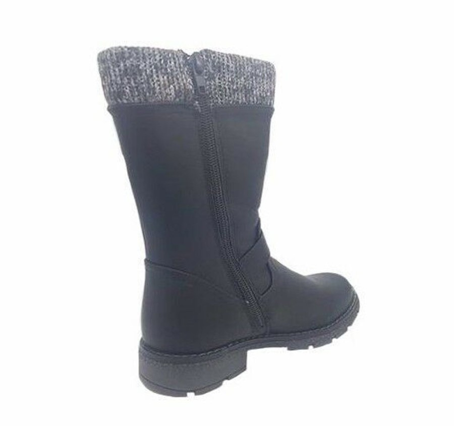 Kids Cool Chic Boots | Girls Boots Cool Chic Maggie Shoe Uk10-1 New Zip Up Boot Black