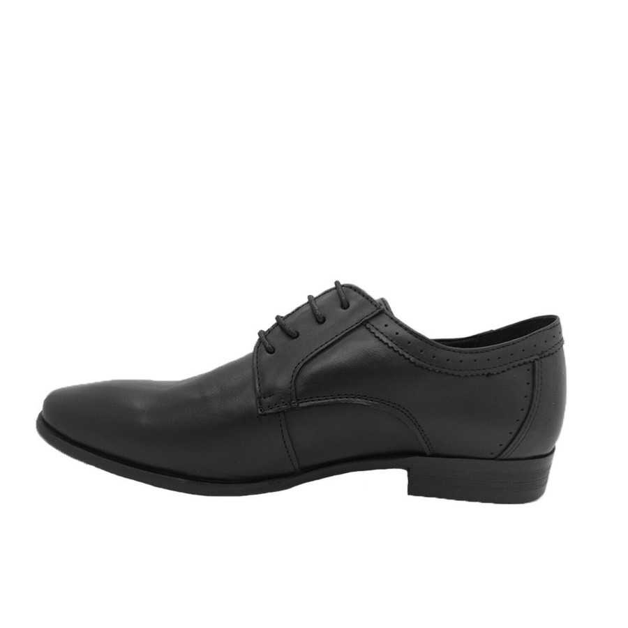 Men Woodlands | Mens Shoes Woodlands Marlin Leather Lace Up Work Or Formal Uk Size 6-12 Black