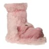 Kids Grosby Slippers | Girls Toddler Slippers Grosby Oink Pull On Pig Slipper Boots Size 4-12 Pink