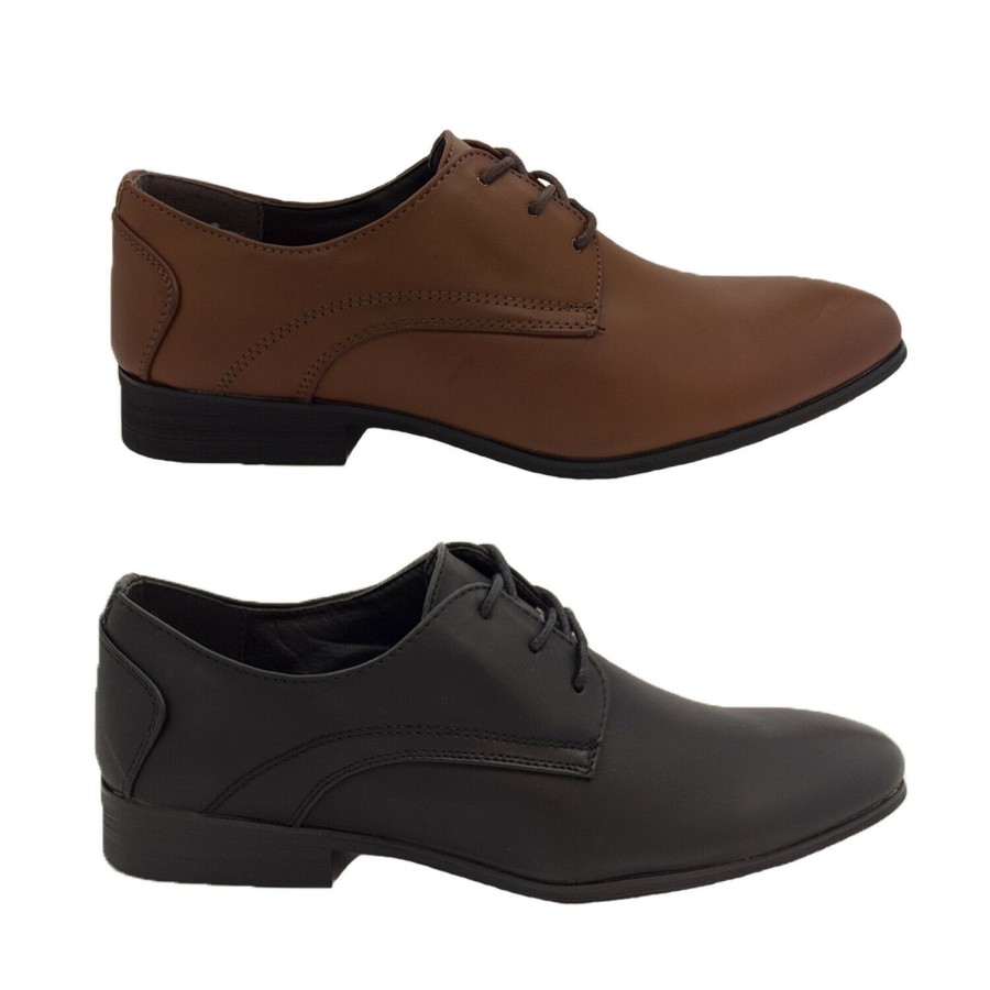 Men Grosby | Mens Shoes Grosby Andrew Work Formal Classic Taper Or Lace Ups