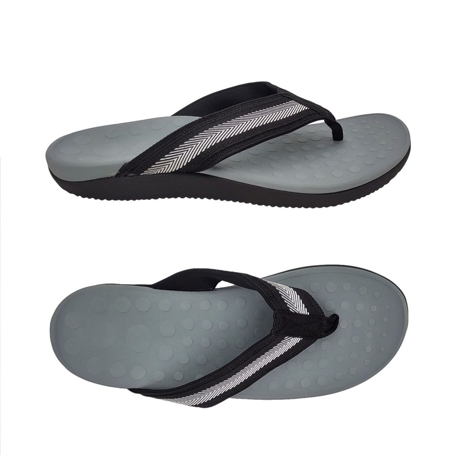 Men Lorella | Lorella Storm Mens Orthotic Thong Arch Support Contour Insole Comfort