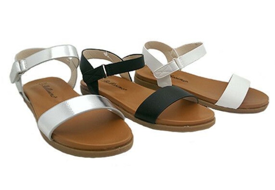 Kids Bellissimo Sandals | Girls Sandals Bellissimo Amaya Flat Sandal Size 8-4 New