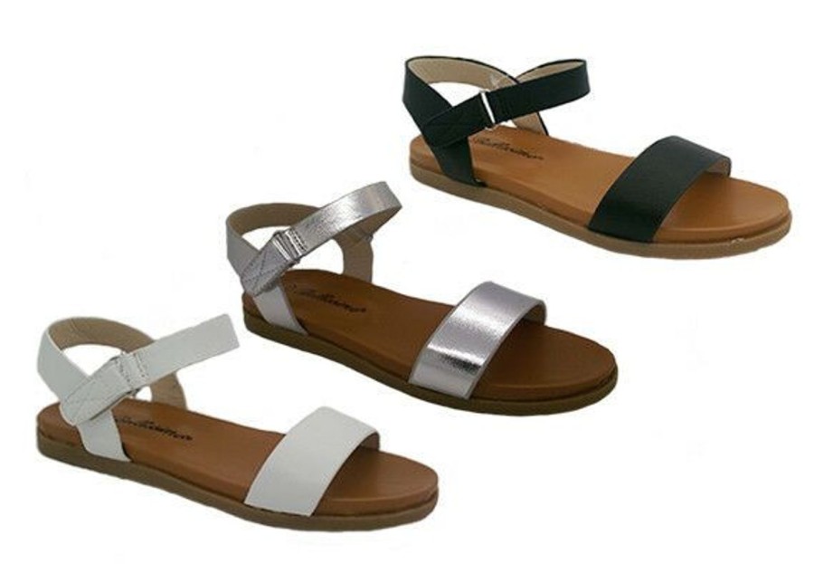 Kids Bellissimo Sandals | Girls Sandals Bellissimo Amaya Flat Sandal Size 8-4 New