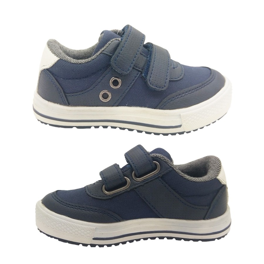 Kids Grosby Casual | Grosby Dallan Little Boys Shoes Casual Comfy Sole Double Hook And Loop Straps