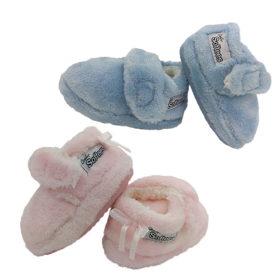 Kids Grosby Softees Baby | Baby Toddler Slippers Grosby Softees Baby Hoodies Soft Fluffy Or S M L